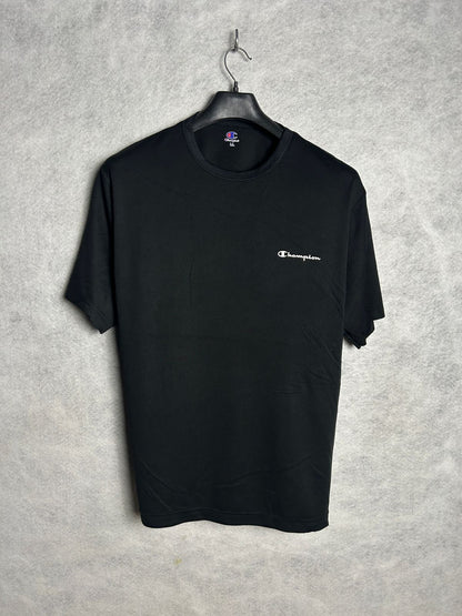 Champion Black Round Neck - Large