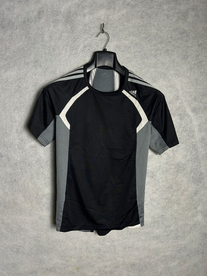 Adidas Black & Gray Round Neck - Small