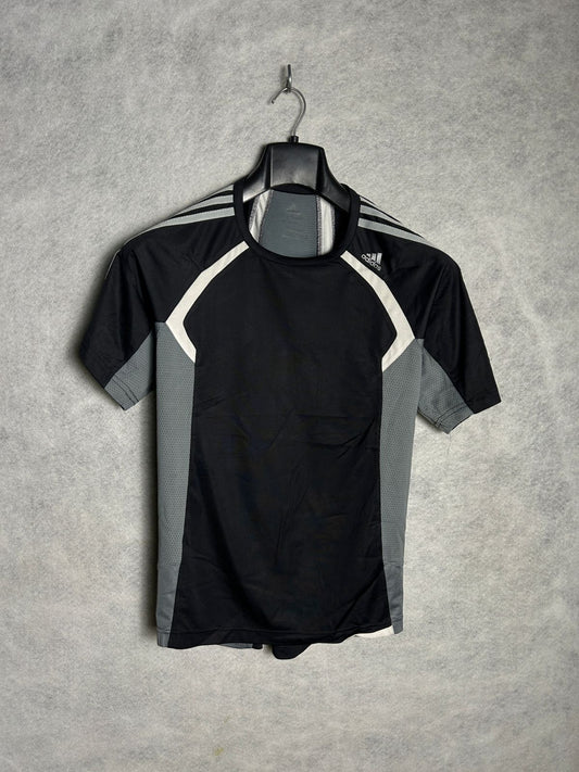 Adidas Black & Gray Round Neck - Small