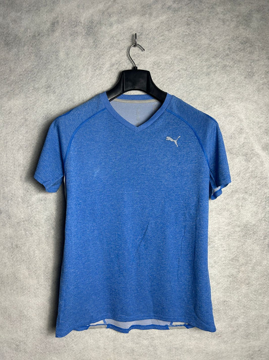Puma Blue V Neck - Large