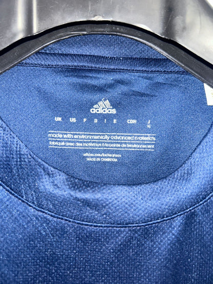 Adidas Ink Blue Round Tee - Medium