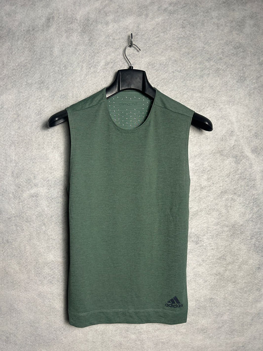 Adidas Mint Green ClimaChill Round Sando - Large