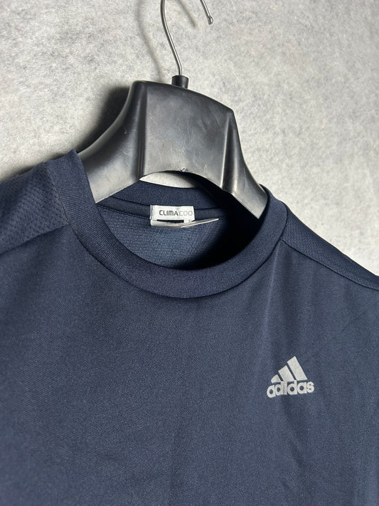 Adidas INK Blue & Red  ClimaCool Round Tee - Small
