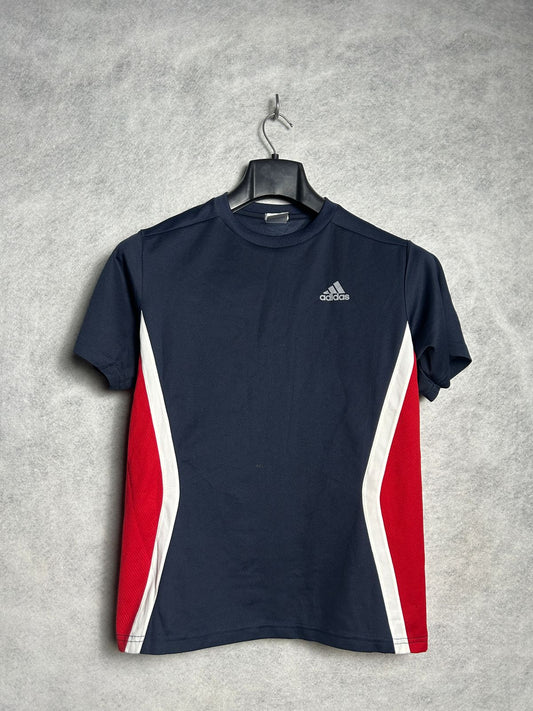 Adidas INK Blue & Red  ClimaCool Round Tee - Small