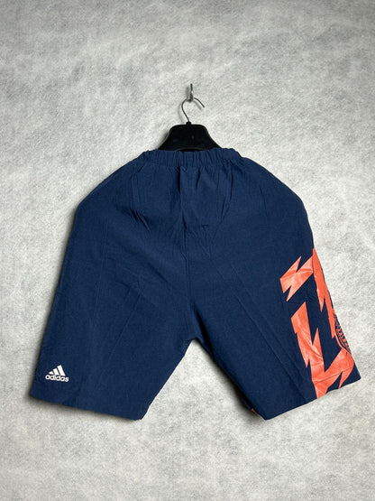 Adidas Ink Blue ( The Three Stripes Through Sports We Have To Change Lives ) Short - Small (Copy)