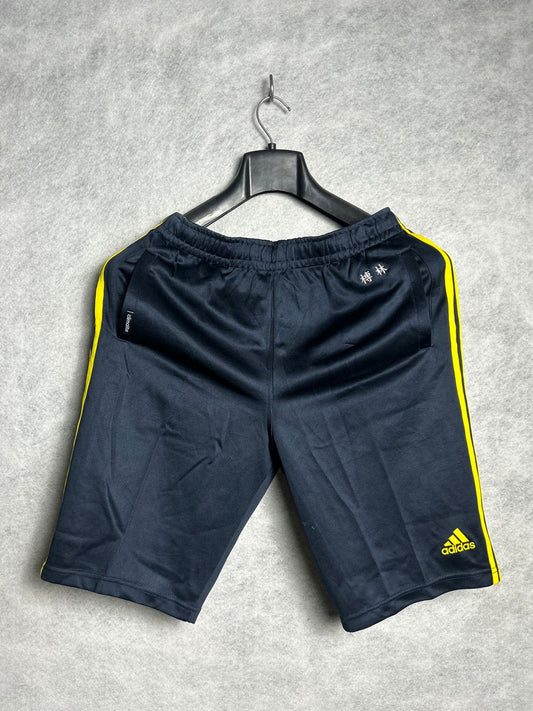 Adidas Blue & Lime Green Short - Large
