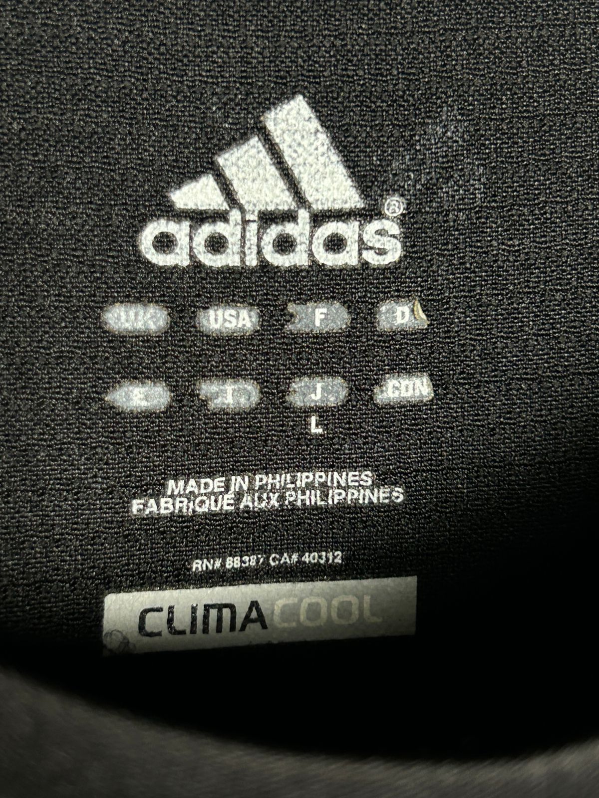 Adidas Black ClimaCool Round Tee - Large