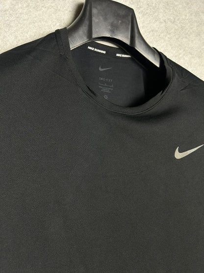 Nike Dri Fit Black Round Tee - Large