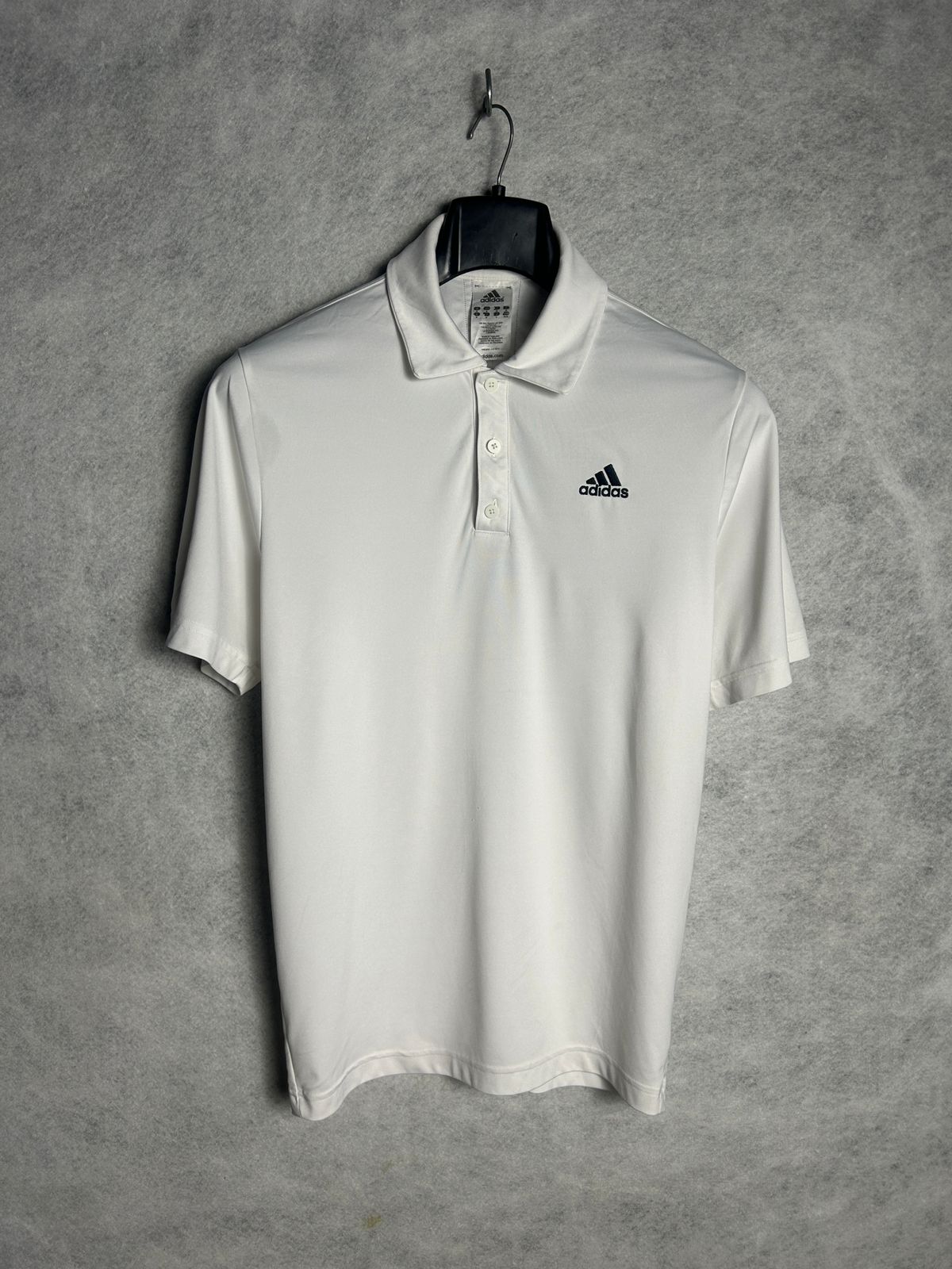 Adidas White Polo - Medium
