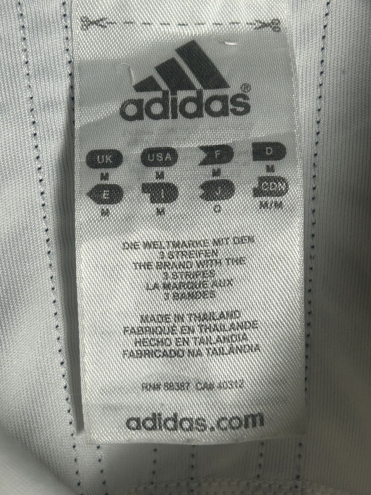 Adidas White Polo - Medium