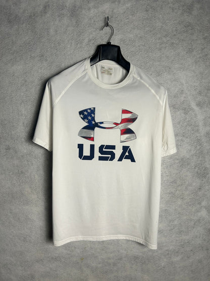 Under Armour Loose Heat Gear Round Tee - Large