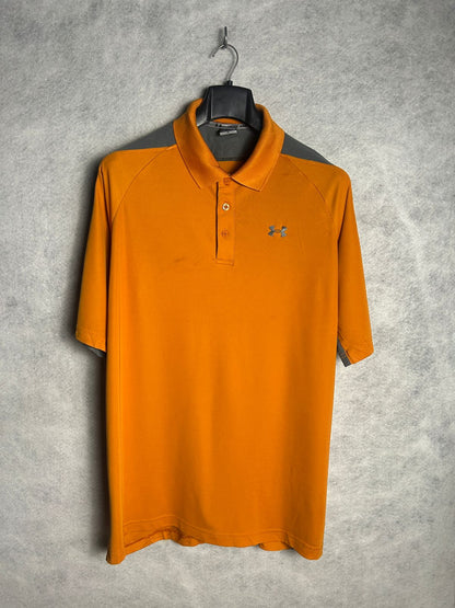 Under Armour Orange Polo - XL