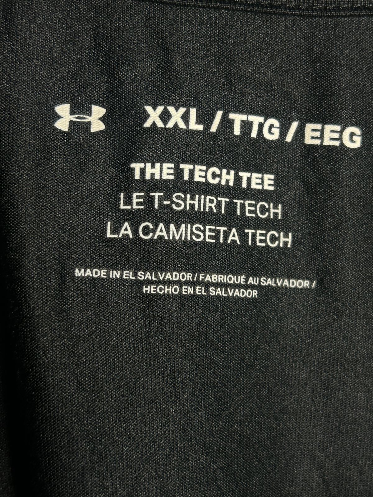 Under Armour Black The Tech Tee - XXL