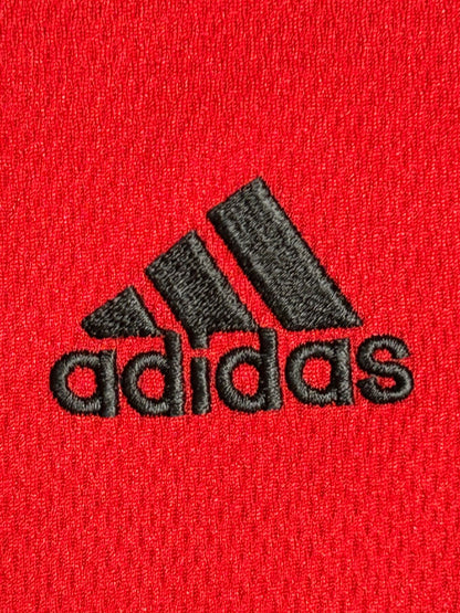 Adidas Red & Black Round Tee - Large