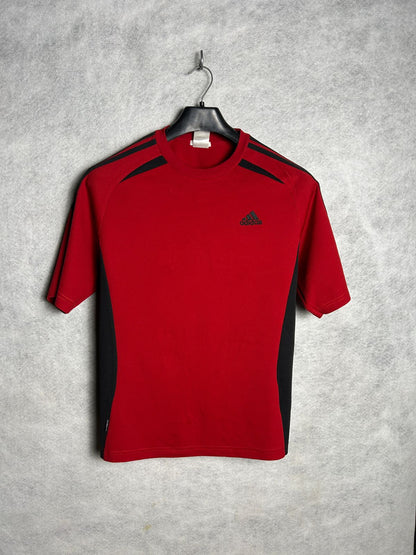 Adidas Red & Black Round Tee - Large