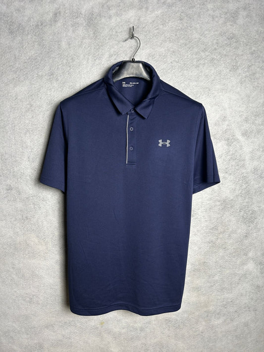 Under Armour Purplish Blue Loose Polo - XXL