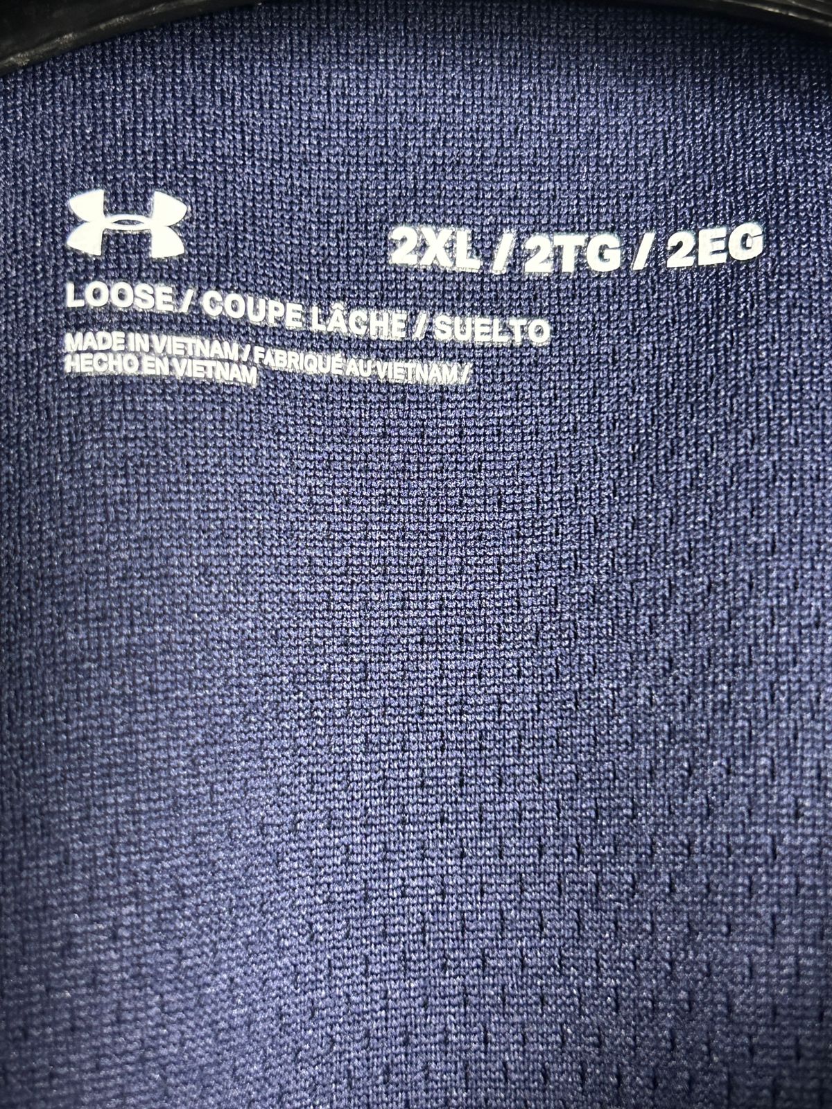Under Armour Purplish Blue Loose Polo - XXL