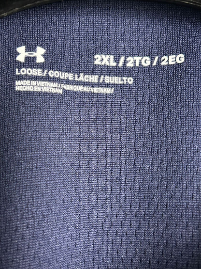 Under Armour Purplish Blue Loose Polo - XXL