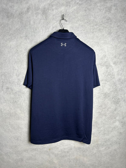 Under Armour Purplish Blue Loose Polo - XXL