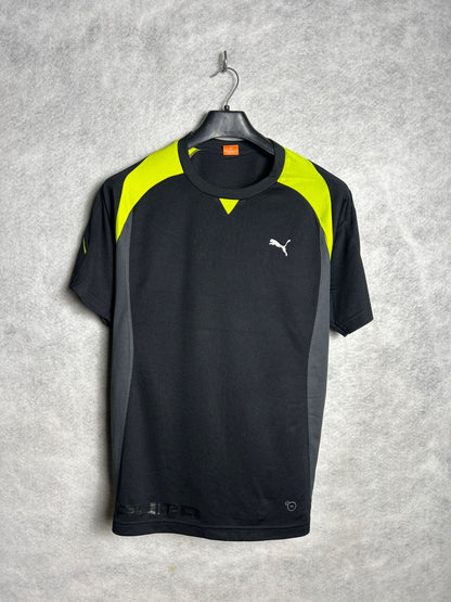 Puma Black Round Neck Tee - Large