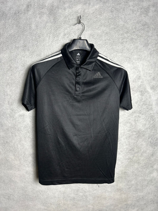 Adidas Black Polo Tee - Large