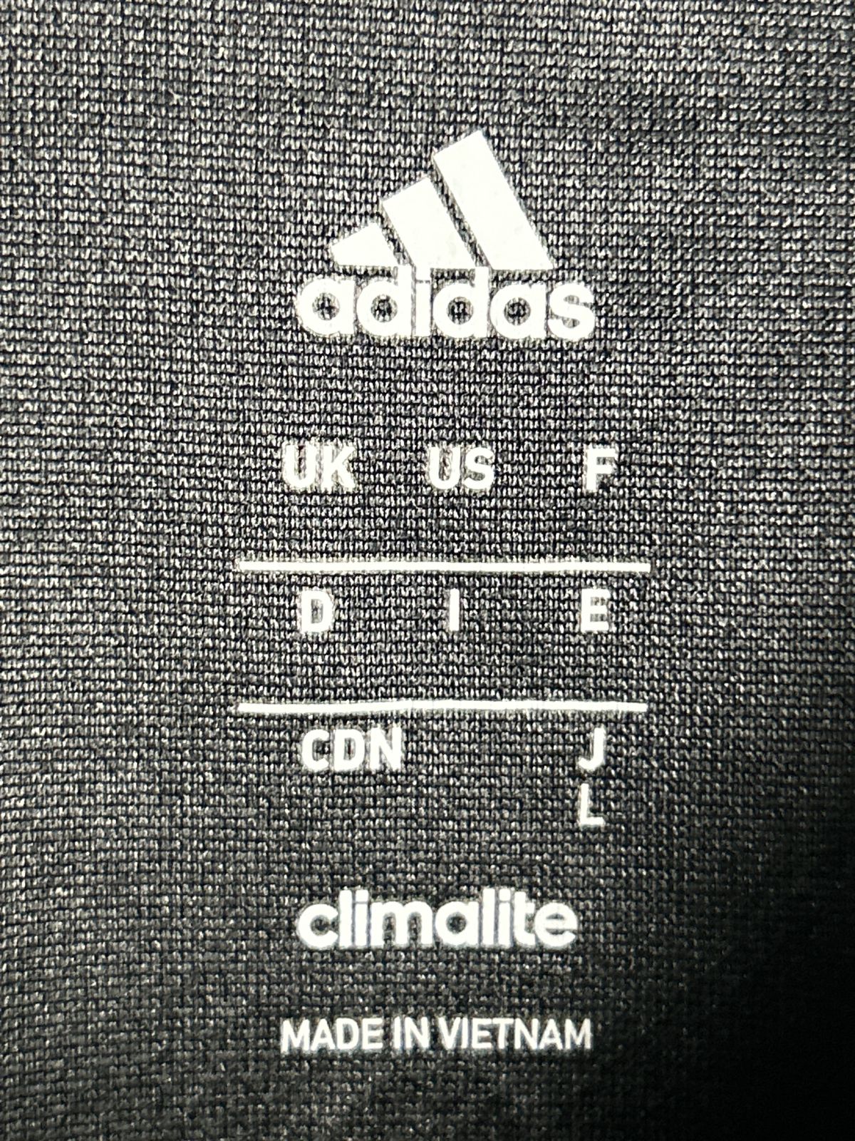 Adidas Black Polo Tee - Large