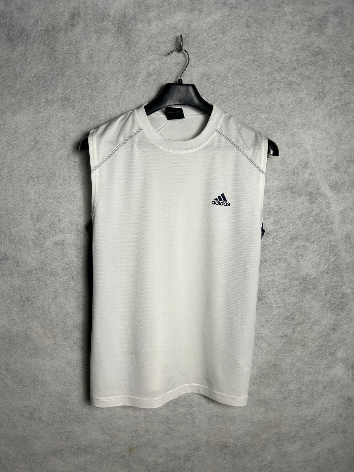 Adidas White Sando Round Tee - Large