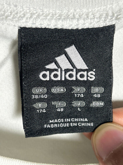 Adidas White Sando Round Tee - Large