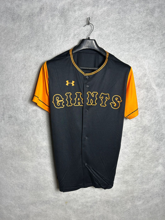 Under Armour Giants Black & Orange Baseball Jersey - Medium