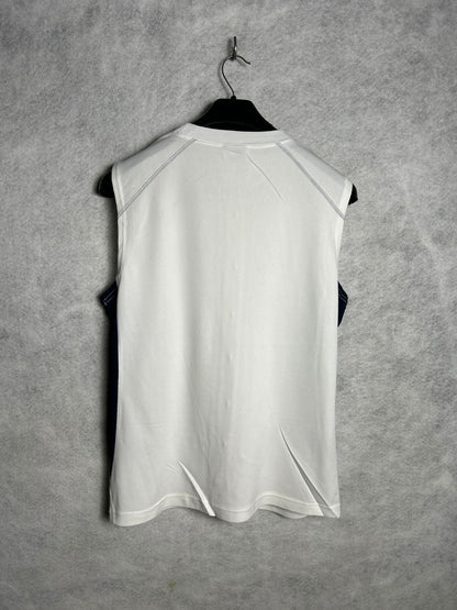 Adidas White Sando Round Tee - Large
