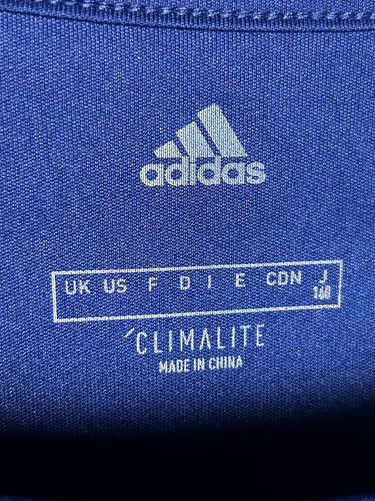 Adidas ClimaLite Blue Round Neck - Small