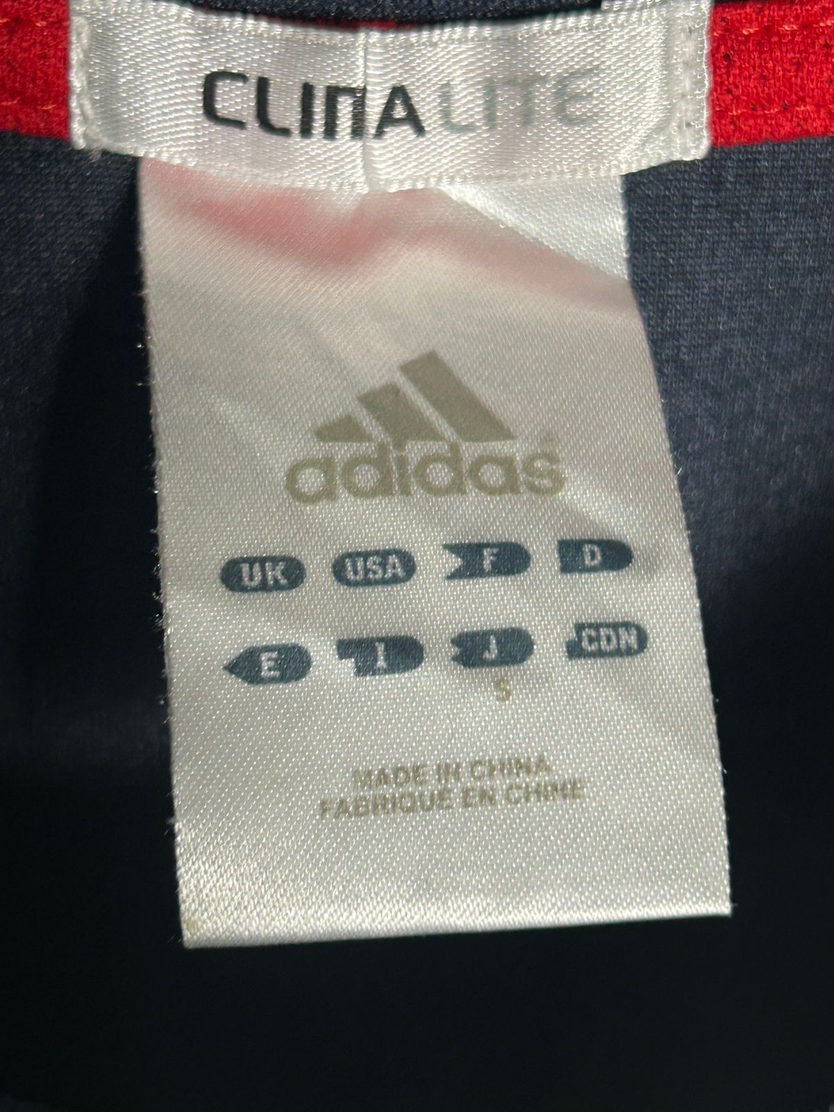 Adidas Black & White Round Neck - Small