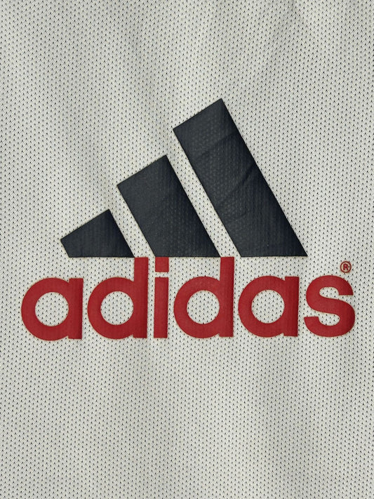Adidas Black & White Round Neck - Small