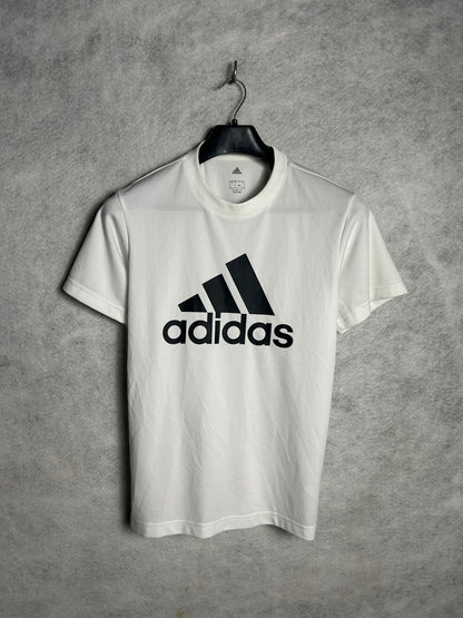 Adidas Climalite White Round Neck - Small