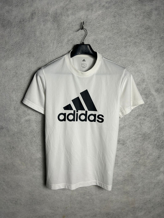 Adidas Climalite White Round Neck - Small