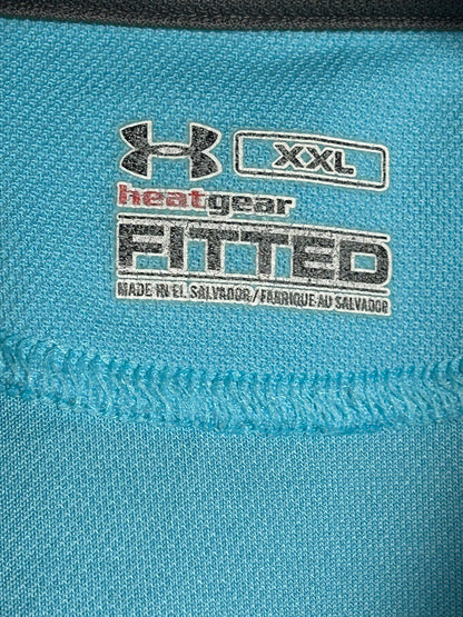 Under Armour Blue Fitted Polo - XXL