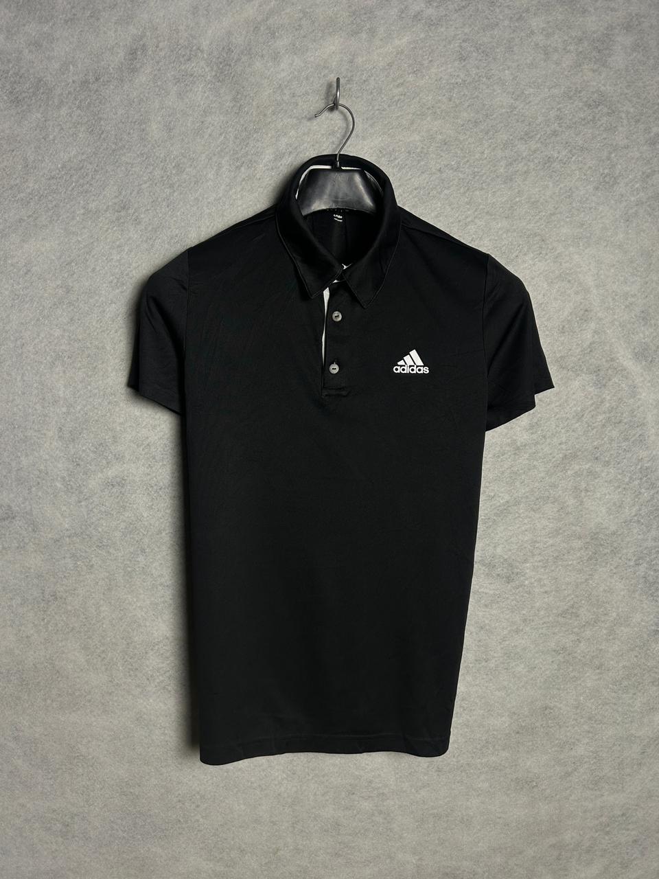 Adidas Climalite Black Polo - Small