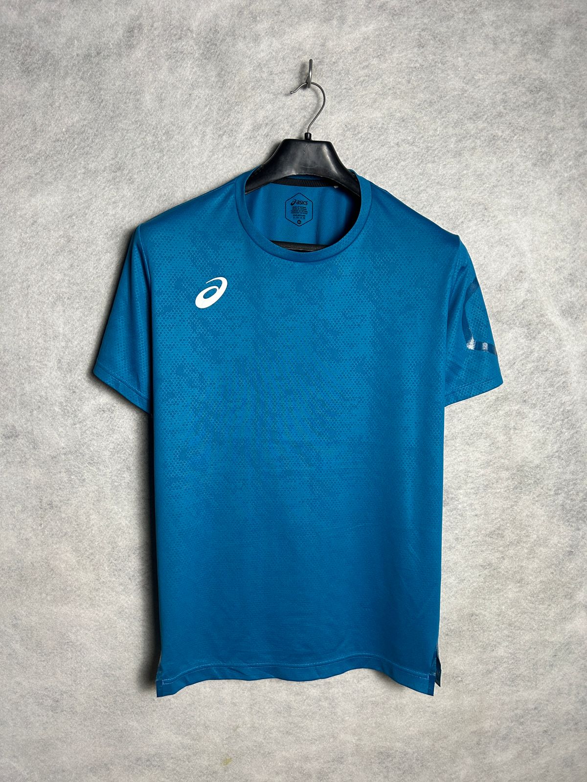 Asics Blue White Logo Tee - XL