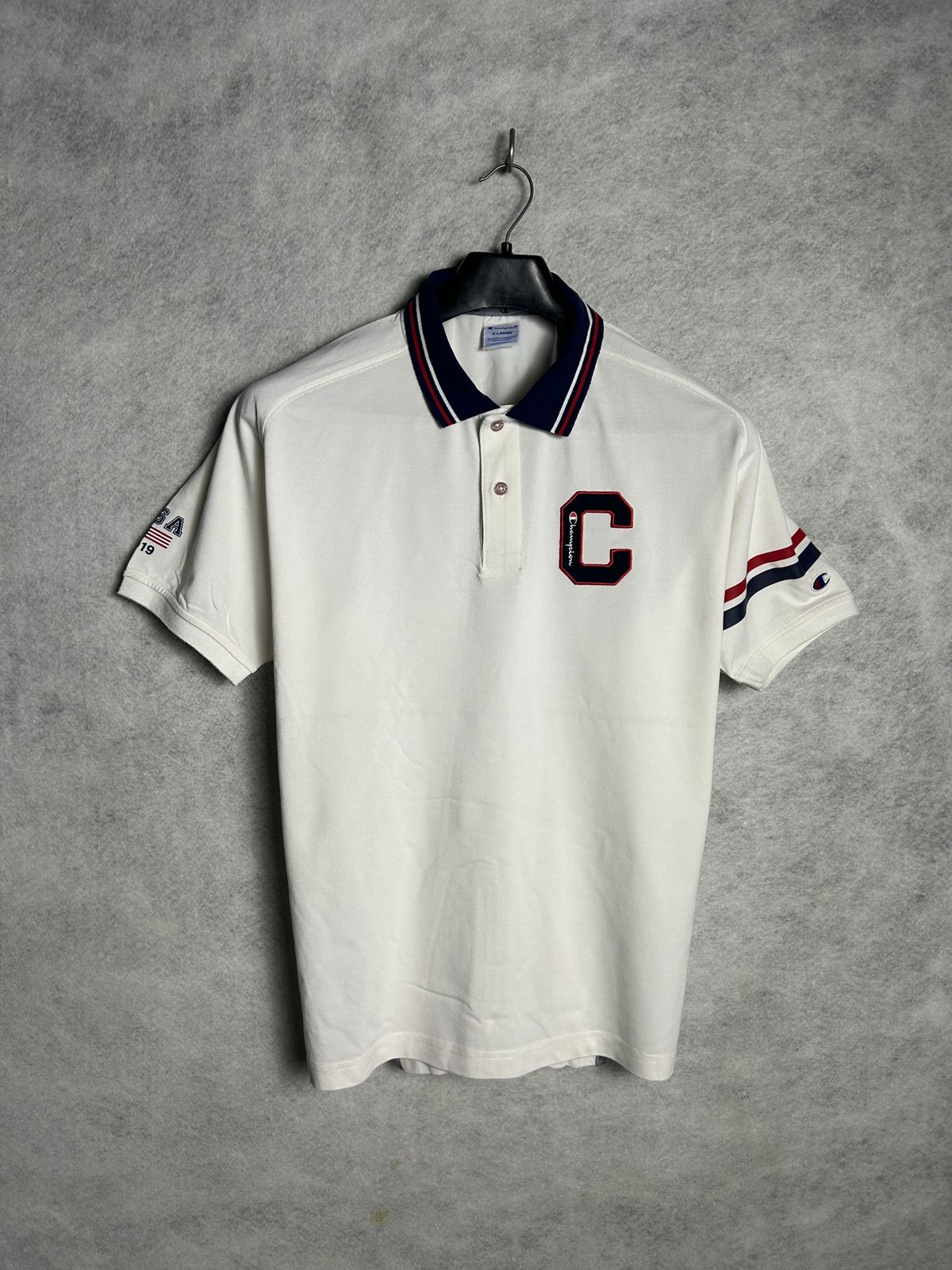 Champion White Polo - XL