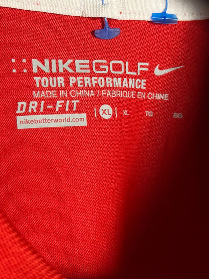 Nike Golf Red Tour Performance Polo - XL