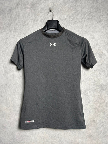 Under Armour Gray Round Neck Heat Gear - XL