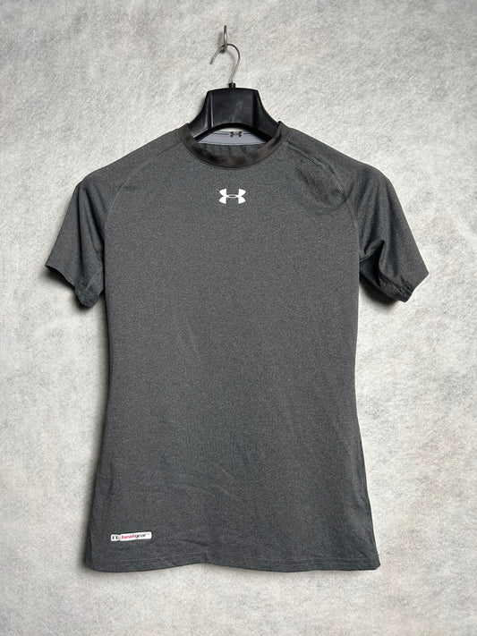 Under Armour Gray Round Neck Heat Gear - XL