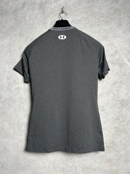 Under Armour Gray Round Neck Heat Gear - XL