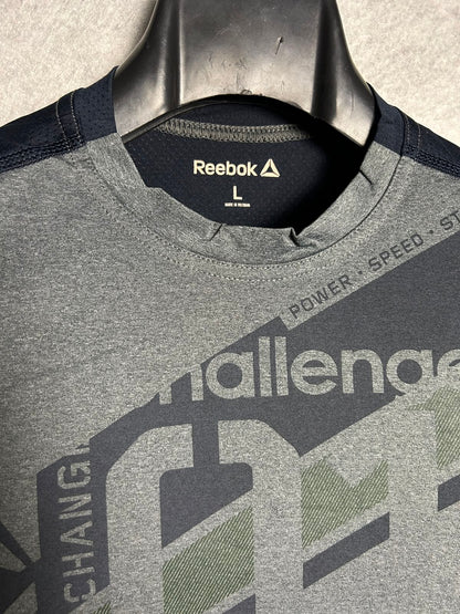 Reebok Gray Round Neck - Large