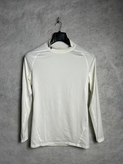 Under Armour Compression White High Round Neck - XXL