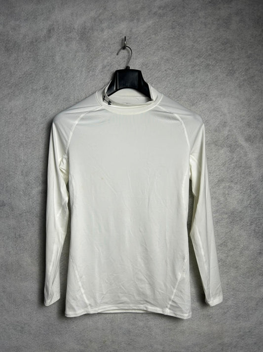 Under Armour Compression White High Round Neck - XXL