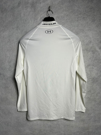 Under Armour Compression White High Round Neck - XXL
