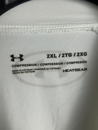 Under Armour Compression White High Round Neck - XXL