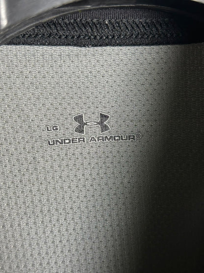 Under Armour Gray Heat Gear Compression Round High Neck - Large