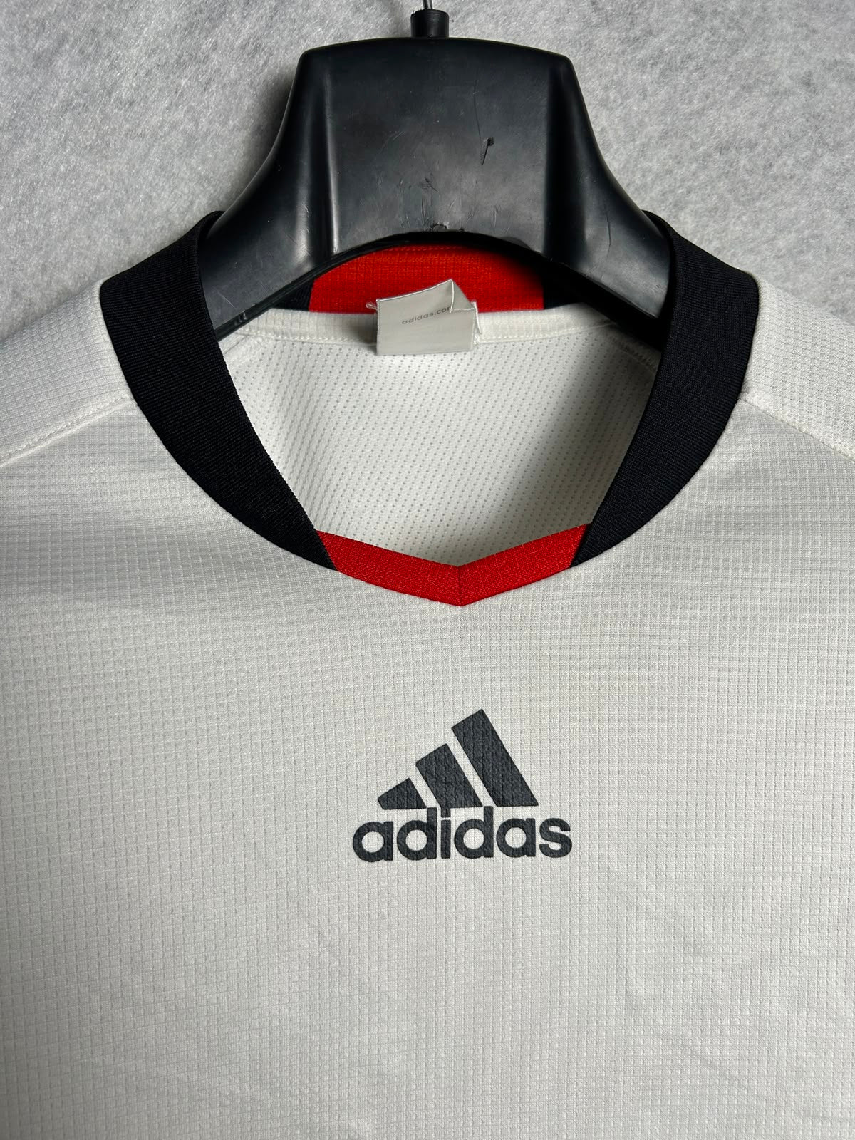 Adidas White Dry Fit Clima Cool Round Neck - Medium